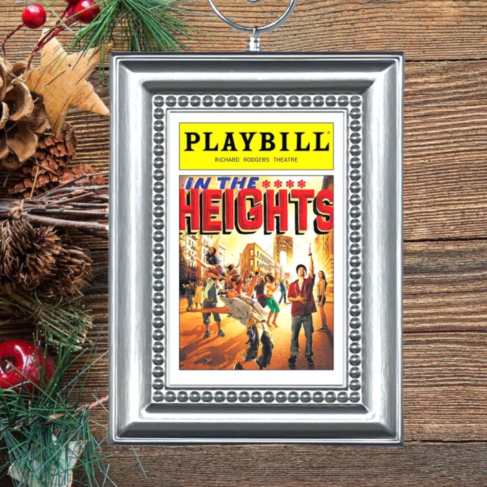 In The Heights Broadway Musical Playbill Christmas Tree Ornament